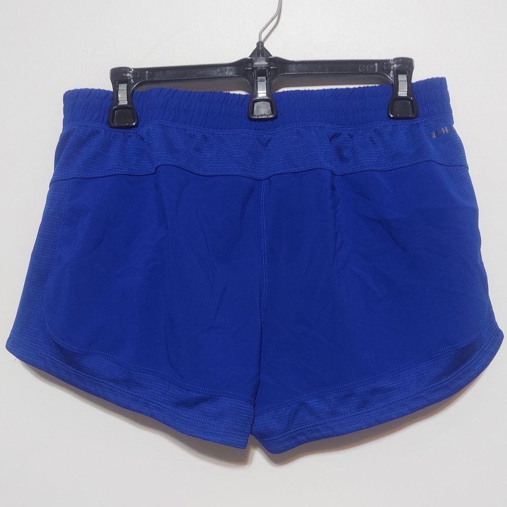 Adidas AEROREADY Women's Royal Blue Training Athletic Shorts Size Medium - Picture 3 of 10